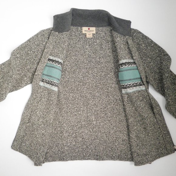 Woolrich Sheep Cottage Core Zip Cardigan Sweater - Picture 4 of 4